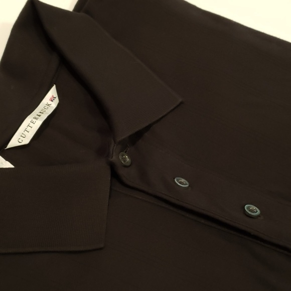 Cutter & Buck Men's Long Sleeve Polo Shirt L - Picture 2 of 5